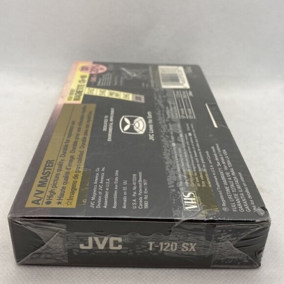 JVC T-120 SX High Energy Blank VHS Tape Factory Sealed - Picture 6 of 9